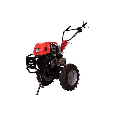 Antrac 510 Marşlı Farlı Kaputlu Şanzımanlı Tekerlekli 12 Hp Dizel Çapa Makinesi resmi